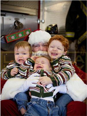kids afraid of Santa