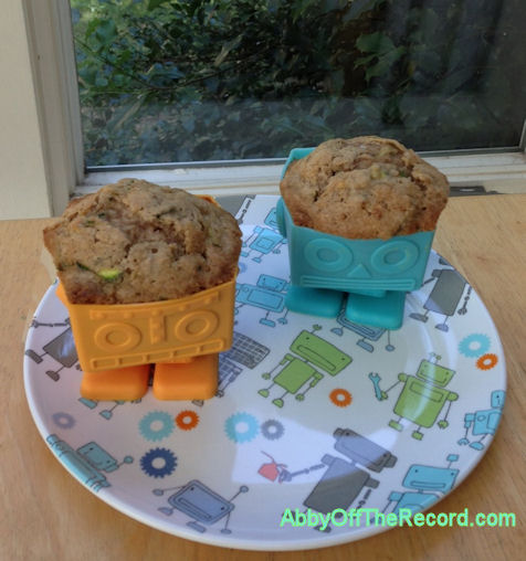 zucchini muffin robots