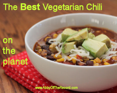 The Best Vegetarian Chili recipe on the planet