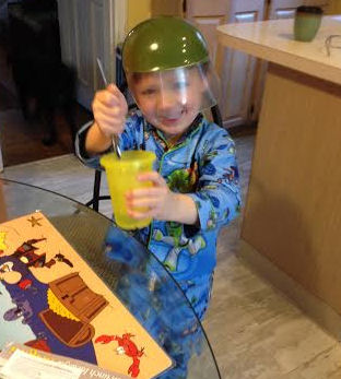 Just chipping away at some ice I froze in a cup while wearing a helmet. As one does.