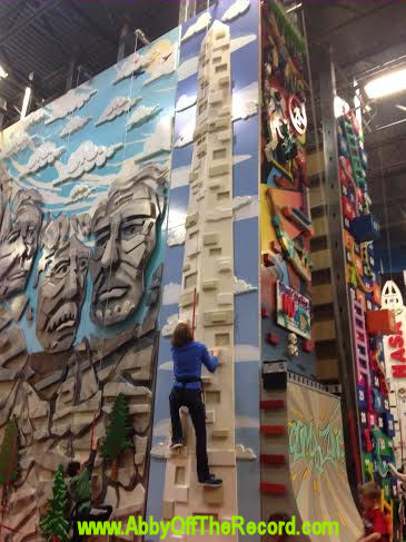 Me climbing the Washington Monument.