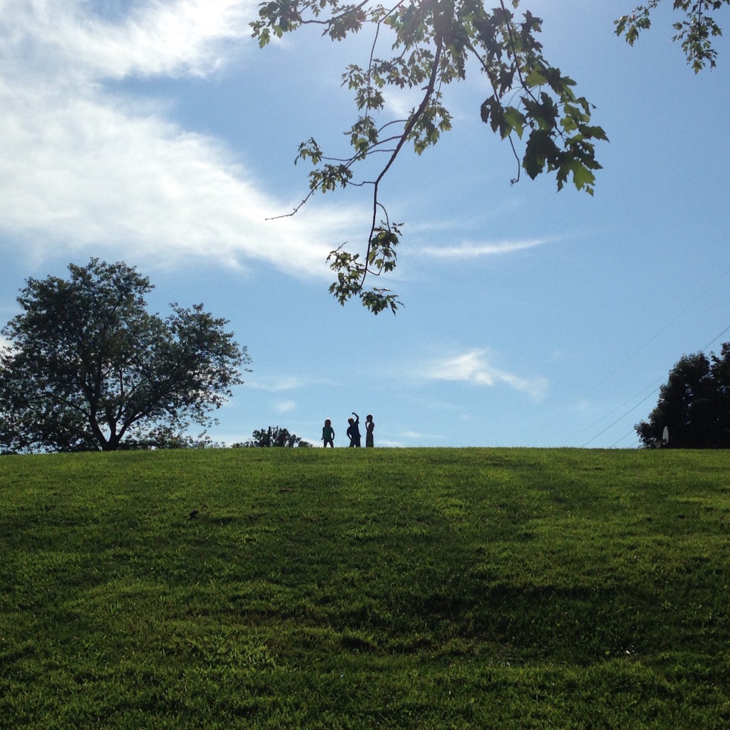 Endless summer, kids dancing on hill, Camus quote, #moregoodlessgrind