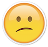 Disappointed emoji